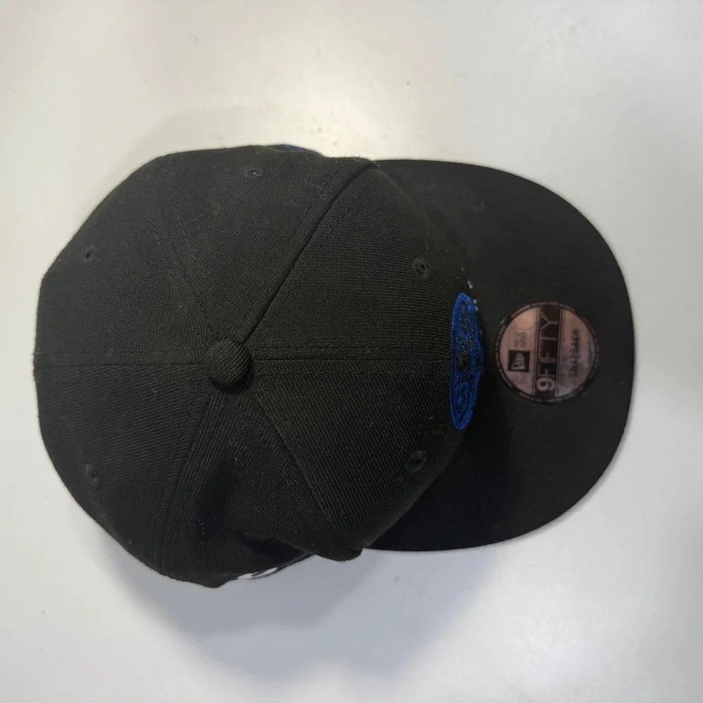 New Era TrackHouse NASCAR Cap Hat Snap Back Blue Black Skull 99 Logo